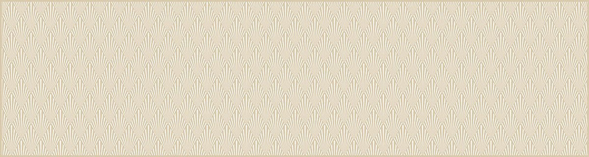 Art-decó floral beige