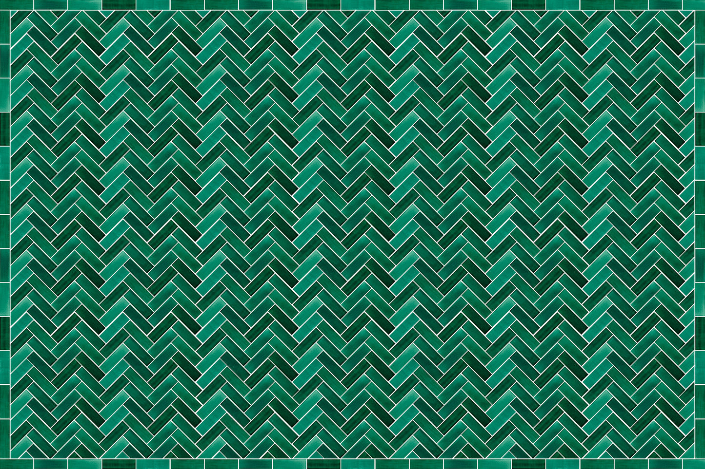 Zellige verde esmeralda