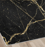 Black gold marble