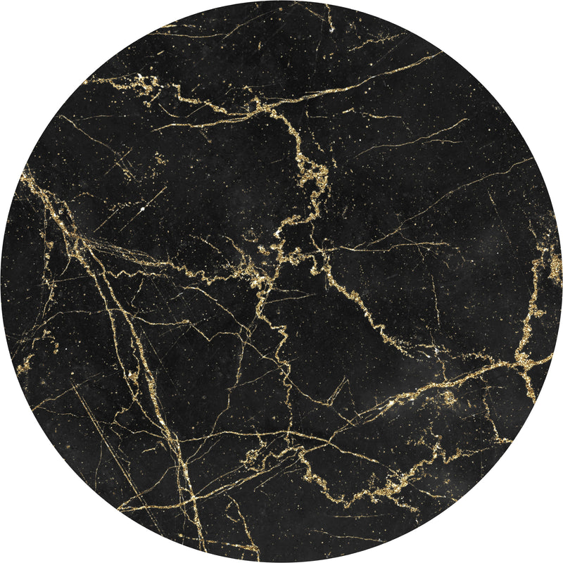 Black gold marble